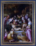 欧洲12-19世纪油画六_Giovanni Battista Naldini - Lamentation of the Dead Christ